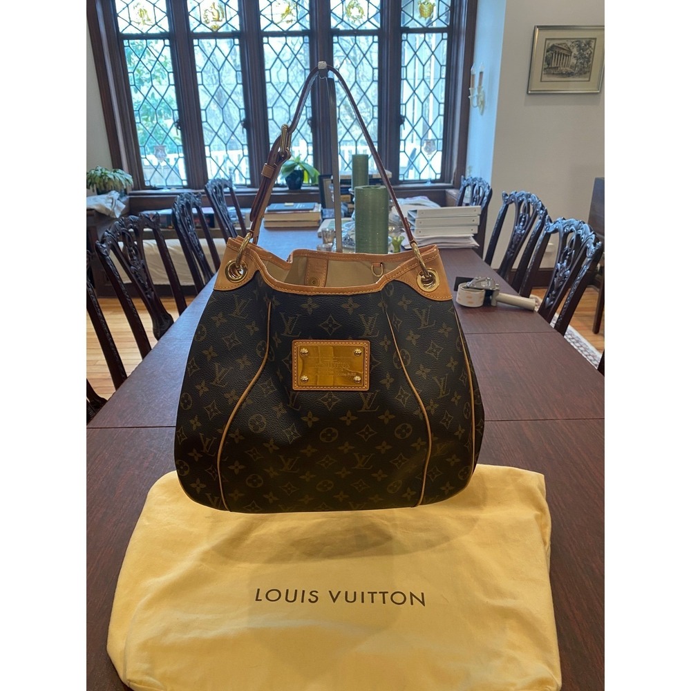 Louis Vuitton Galliera PM Monogram Canvas Hobo Shoulder Bag Brown MI0112‎ France